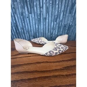 Circus by Sam Edelman Ramona Leopard Print  Flats Tan Size 7.5 Pointed Toe